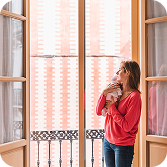 Woman by window